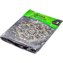 Kazan Hobi Arma Baskılı Mini Blok Poşet Torba - No : 2-25X37 Cm. - Siyah - 100 Adetlik 1 Paket