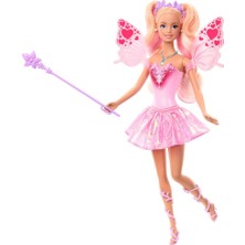 Kazan Hobi Barbie Peri Kızı Bebek, Oyuncak Değnek ve Moda Aksesuarları, Renk Değişimi Özellikli Kanat ve Kıyafetler, Masal Teması, JCP76