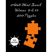 Kazan Hobi Adult Word Search Volumes 9 &10 200 Puzzles