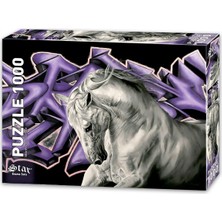 Kazan Hobi Star Oyun Beyaz At 1000 Parça Puzzle