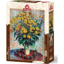Kazan Hobi Art Puzzle Kudüs Enginar Çiçekleri, Claude Monet 1000 Parça Puzzle