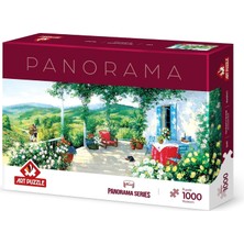 Kazan Hobi Art Puzzle Verandadaki Misafir 1000 Parça Panorama
