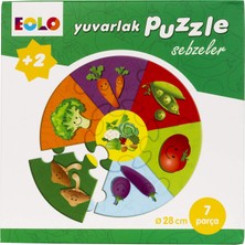 Kazan Hobi Eolo Yuvarlak Puzzle - Sebzeler