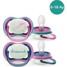 Kazan Hobi Philips-Avent Ultra Air Gece Emziği 6-18 Ay 2'li Kız SCF376/14, Standart