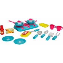 Kazan Hobi Little Chef Ocaklı Mutfak Seti - Tavalı Mutfak Seti