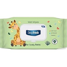 Kazan Hobi Deep Fresh Islak Mendil Lovely Babies Zürafa 120 Yaprak