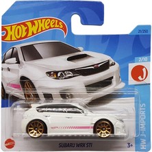Kazan Hobi Hot Wheels - Subaru Wrx Sti - Hw J-Imports 2/10 - HKK62 - Kısa Kart - Beyaz - Mattel 2023