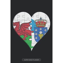 Kazan Hobi Planner: Welsh Galician Flag United Heart Jigsaw Puzzle Flags Of Wales Galicia