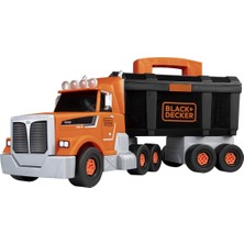 Kazan Hobi Smoby - Black+Decker - Bricolo Truck - Aksesuarlar Dahil - Römork - Taşıma Sapı - Vinç Konstrüksiyonu - 3 Yaşından Itibaren