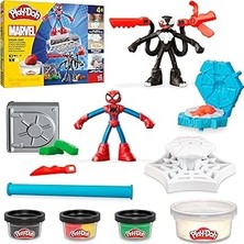 Kazan Hobi Play-Doh Marvel Spider-Man Fırlat ve Ikiye Böl Kapışması Oyun Seti