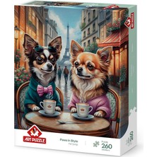 Kazan Hobi Art Puzzle Pati Şıklığı 260 Parça Puzzle