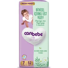 Kazan Hobi Canbebe Bebek Bezi 7 Beden (17+ Kg) 52 Adet