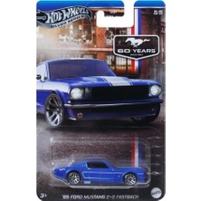Kazan Hobi Hot Wheels 60. Yıl Mustang Serisi Arabalar 65 Ford Mustang 2+2 Fastback GRT01 - JBY49