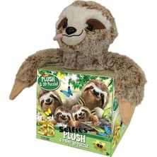 Kazan Hobi Prime 3D Peluş -Howard Robinsn Sloth Selfie ile Bulmaca 3D Bulmaca 48 Adet