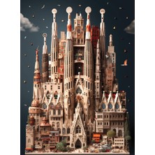 Kazan Hobi Anatolian Puzzle - Sagra Da Familia / 1000 Parça Puzzle, 1163