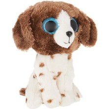 Kazan Hobi Ty 2007517 Çamurlu Kahverengi ve Beyaz Köpek Beanie Boo Dolması Hayvan, Çok Renkli