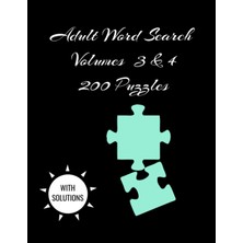 Kazan Hobi Adult Word Search Volumes 3 & 4 200 Puzzles