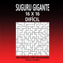 Kazan Hobi Suguru Gıgante 16 x 16 - Dıfícıl - 160 Puzzles Con Solucıones