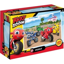 Kazan Hobi Ca Games Ricky Zoom Lisanslı 100 Parça 34X24CM Çocuk Puzzle Yapboz Serisi