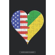 Kazan Hobi Planner: American Congon Flag United Heart Jigsaw Puzzle Flags Of America Republic Of The Congo