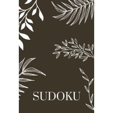 Kazan Hobi Independently Published Sudoku Puzzle Book- Brown Floral Cover Neutral