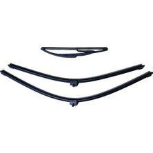 Kazan Hobi VASS41 Ön Cam Arka Cam Silecek Seti Renault Scenic ile Uyumlu 2003-2005