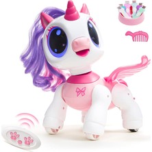 Kazan Hobi Sgıle Robot Çocuklar, Kızlar Için Unicorn Hediyeleri, LED Gözlü ve Müzikli Uzaktan Kumandalı Unicorn Oyuncak, Çocuklar Için Hareket Kontrollü Programlanabilir Rc Robot Doğum Günü 3 4 5 6 7 8 Yıl
