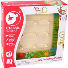 Kazan Hobi Classic World Ahşap Öğrenme Yapbozum