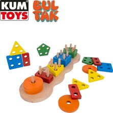 Kazan Hobi Kumtoys Oyuncak Ahşap Bulta 5 Li