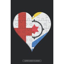 Kazan Hobi Planner: English Bonaire Dutch Flag United Heart Jigsaw Puzzle Flags Of England Bonaire