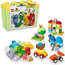 Kazan Hobi LEGO Duplo Classic Arabalar ve Kamyonlar Yapım Parçası Kutusu 10439 – 1.5 Yaş ve Üzeri Kız ve Erkek Çocuklar Için Eğitici Hediye Fikri, Araç Içeren Yaratıcı Eğlenceli Oyuncak Yapım Seti (80 Parça)
