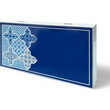 Kazan Hobi Biggdesign Blue Tile Tavla, Çizilmez Zeminli, Mıknatıslı Mdf Kasa, 2 Kat Vernik Cilalı