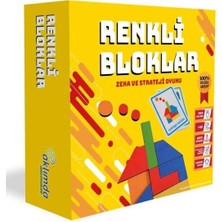 Kazan Hobi Akılda Zeka Oyunları Renkli Bloklar Ahşap