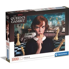 Kazan Hobi Clementoni 39698 Queen's Gambit 1000 Parça – Yetişkinler Için Yapboz, Netflix – Italya'da Üretilmiştir, Çok Renkli