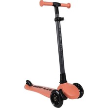 Kazan Hobi Let's Be Child Let's Ride 3 Tekerlekli Katlanabilir Işıklı Scooter Somon