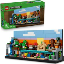 Kazan Hobi LEGO Minecraft Mini Biyomlar 21589-12 Yaş ve Üzeri Çocuklar Için 5 Biyom ile Steve, Creeper ve Yağmacı Mikrofigürleri Içeren Yaratıcı Oyuncak Yapım Seti, Çocuklar Için Hediye Fikri (797 Parça)