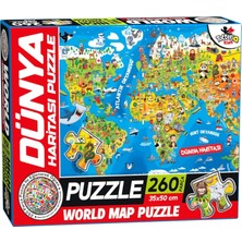 Kazan Hobi Dünya Haritası Puzzle