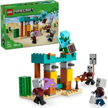 Kazan Hobi LEGO Minecraft Serseri Köylü Çöl Devriyesi 21267 – 7 Yaş ve Üzeri Kız ve Erkek Çocuklar Için Pillager, Vindicatör ve Kaktüs Şövalyesi Içeren Oyuncak Yapım Seti, Rol Yapma Oyunu Doğum Günü Hediyesi