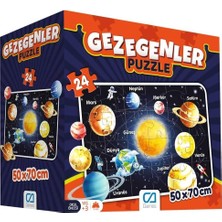 Kazan Hobi Ca Games 24 Parça Gezegenler Maxi Boy Eğitici Puzzle - 5026