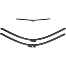 Kazan Hobi VASS41 Ön Arka Cam Silecek Seti 1P0955425B Seat Leon 2 Makyajlı ile Uyumlu 2010-2012