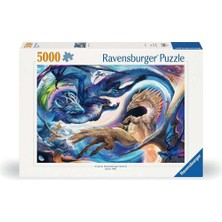 Kazan Hobi Ravensburger 5000P Puzzle Ejderhalar, Yapboz