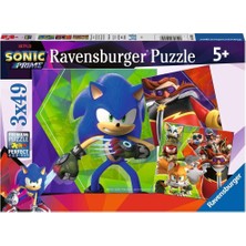 Kazan Hobi Ravensburger, 3X49P Puzzle Sonic, Çocuk Puzzle
