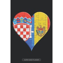 Kazan Hobi Planner: Croatian Moldovan Flag United Heart Jigsaw Puzzle Flags Of Croatia Moldova