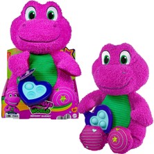 Kazan Hobi Barney Pelüş Oyuncağı, 2 Yaş ve Üzeri Çocuklar Için Etkileşimli Aktiviteler ve Farklı Dokular ile 32 Cm'lik Fisher-Price Kalp Yapan , HYG89