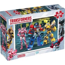 Kazan Hobi Ca Games Transformers Lisanslı 200 Parça 33X48CM Çocuk Puzzle Yapboz Serisi