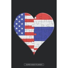 Kazan Hobi Planner: American Thai Flag United Heart Jigsaw Puzzle Flags Of America Thailand