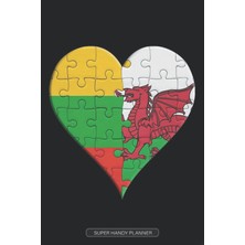 Kazan Hobi Planner: Lithuanian Welsh Flag United Heart Jigsaw Puzzle Flags Of Lithuania Wales