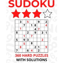 Kazan Hobi Sudoku Puzzles With Solutions - 360 Hard Sudokus - 8.5X11 Large Size: Great Gift Idea For Adults, Teens And Kids Who Love Sudoku Puzzles