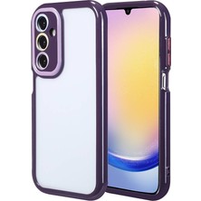 Başkenttekno Samsung Galaxy A25 Kılıf Kamera Korumalı Renkli Kenar ve Çerçeve Tasarımlı Vitamin Kapak
