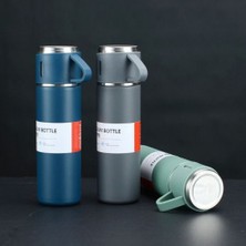 Ett Paslanmaz Çelik Bardaklı Termos Seti 500 ml